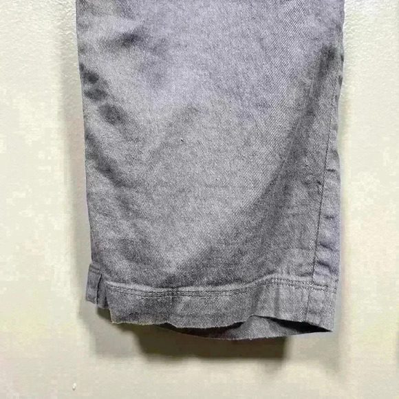 32 DEGREES Linen Blend Relaxed Lightweight Pant Gray Pull On Elastic Women S - Picture 3 of 9